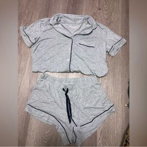 Victoria's Secret Light Gray Pajama Set